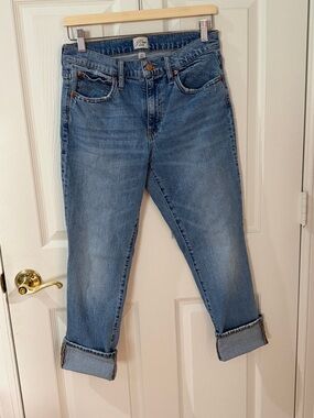 J. Crew ankle straight leg Jeans in Light Blue Wash size 27